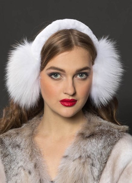 Меховые наушники