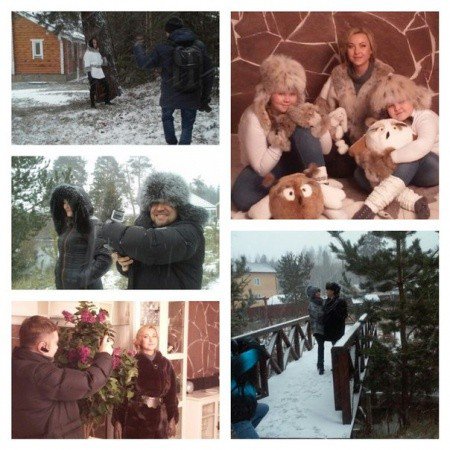Съемки «Меховой моды» для каталога покупок «Семья»